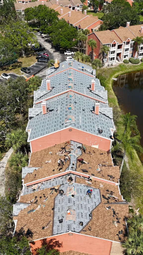 Clay tile roof installation in Orlando Florida